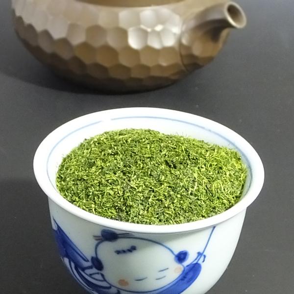 新茶2024 茶 粉茶 食事と共に 最強の粉茶 たっぷり飲める じょうこなちゃ  急須で淹れる粉茶 三重県産 上粉茶 1kg新茶｜akutsu-chaho｜03