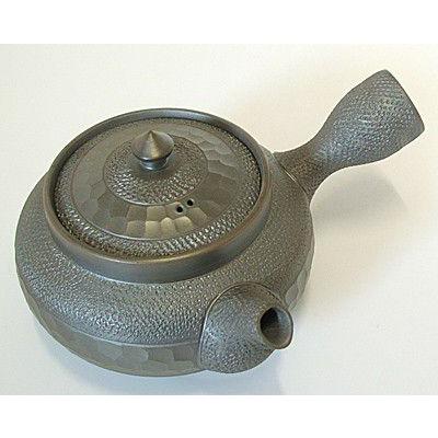 万古焼 急須 茶器 森伊呂久 伊呂久作 桐箱入り ステンレス製の固定式