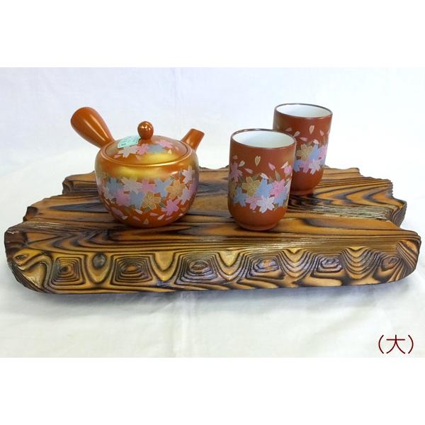 焼杉 花台 置台 展示用 木製 【焼杉置台（大）】 花瓶置き 飾り台