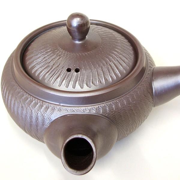 万古焼 急須 手作り 茶こしみアミ付 やまゆう 山勇作 2〜3人用