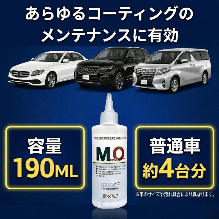 KeePer技研 キーパー ミネラルオフ 190ml 洗車 スポンジ 車 水垢