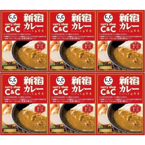 新宿カレー c&c ポーク 辛口 レトルト ルー レンジ対応 ギフト 防災
