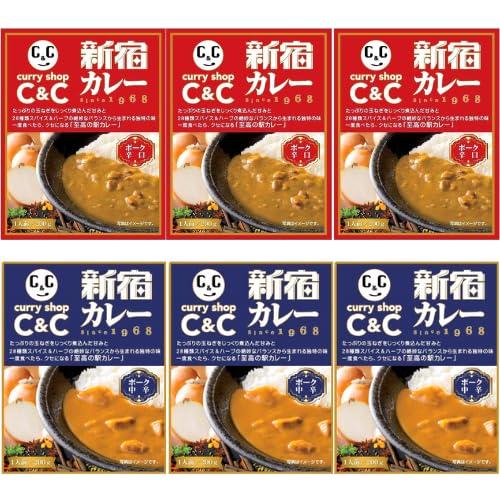 新宿カレー C&C レトルトカレー 詰め合わせセット　21箱 新宿カレー c&c ポーク 辛口 中辛 レトルト ルー レンジ対応 ギフト