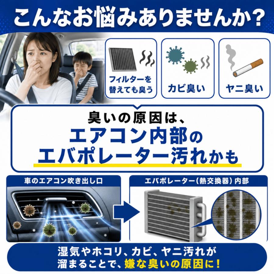 イチネンケミカルズ エバポレーター クリーナー 洗浄剤 車 カー