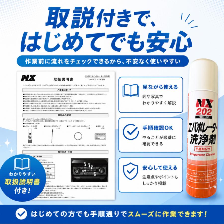 イチネンケミカルズ エバポレーター クリーナー 洗浄剤 車 カー