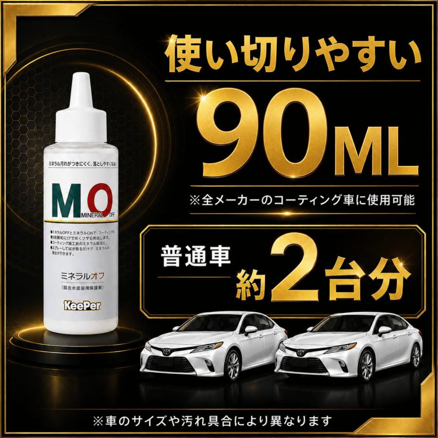 KeePer技研 キーパー ミネラルオフ 90ml KeePer 洗車 スポンジ クロス