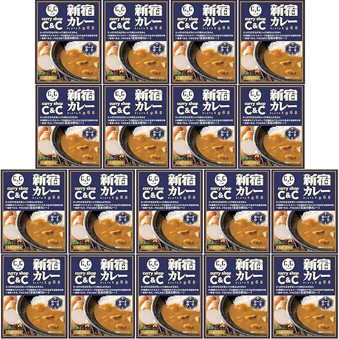 新宿カレー c&c ポーク 中辛 レトルト ルー レンジ対応 ギフト 防災