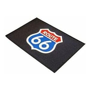 Biketek Office/Home/Garage Entr〓e Tapis S〓rie 3 ROUTE 66 LOGO-DRM034 190 x 80cm/ガレージマット/フロアマット/玄関マット(12545円)