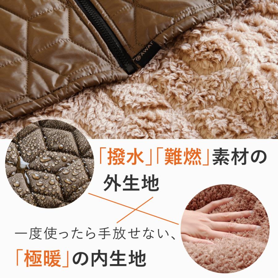 冬 キャンプ 寒さ対策 防寒 アウトドア ポンチョ 暖かい あったか
