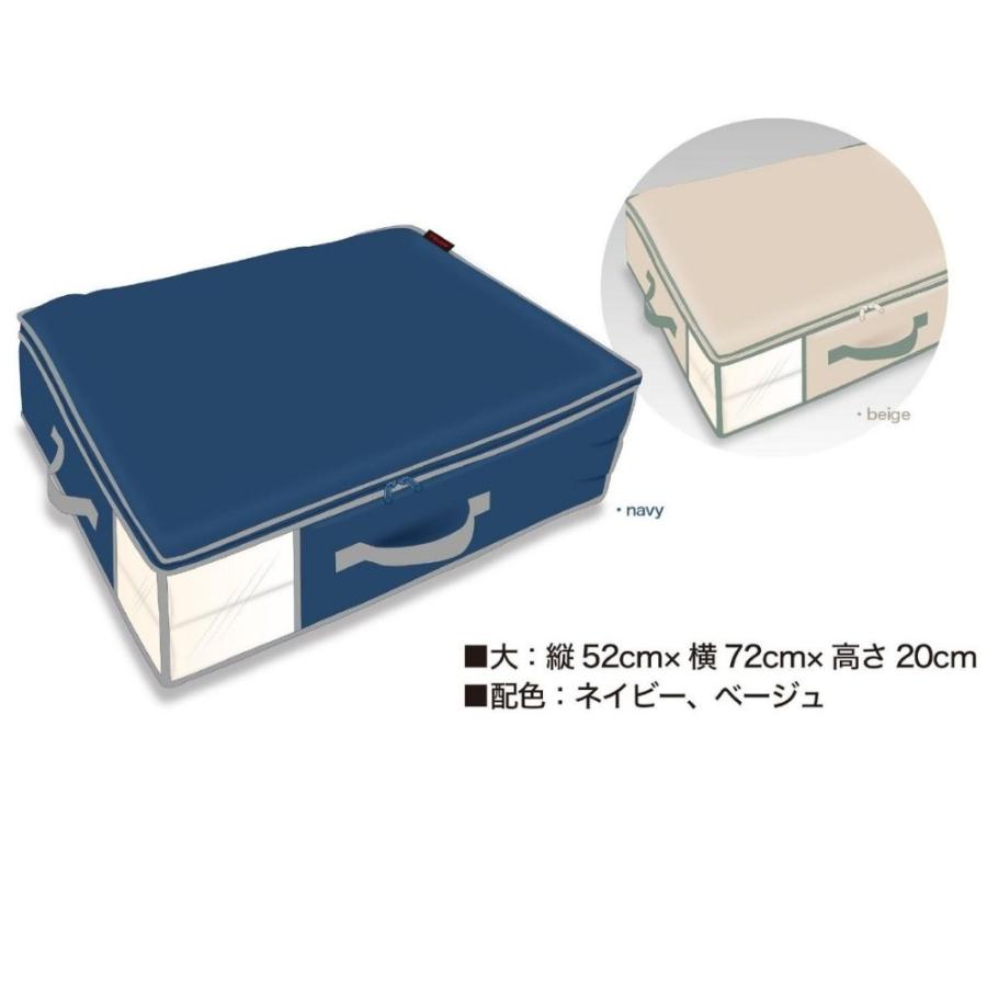 TEIJIN（テイジン） 大4個セット 収納ケース 収納 ボックス 奥行52 幅