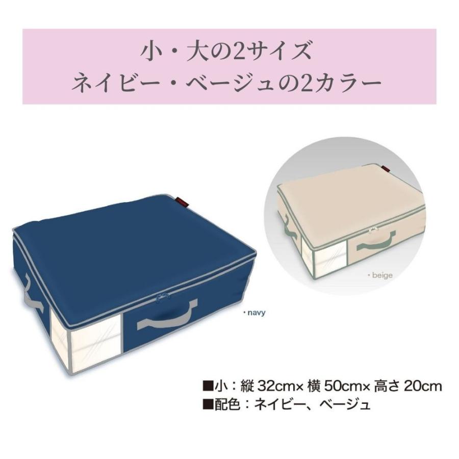 TEIJIN（テイジン） 小2個+大2個セット 収納ケース 収納 ボックス 奥行