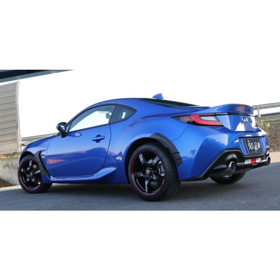 1.5インチエクステンション　 (オリジナルデザイン　ブルー) ZN8 GR86 フェンダーエクステンション フロント/リア セット