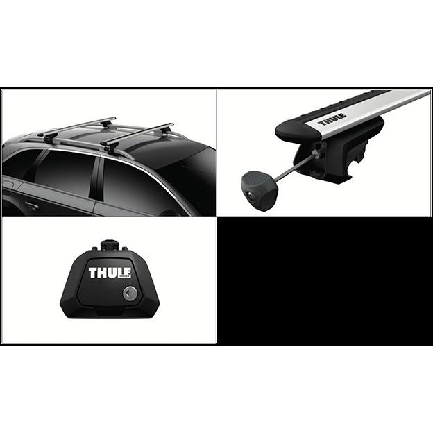 THULE（スーリー） ルーフキャリア ジムニー JB23W 7104 TH7122