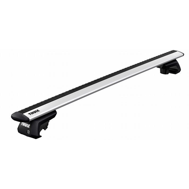 THULE - スーリー レガシィ・アウトうしろ側 BT5 R3/10〜 大屋根軌跡付(X-BREAK) 7104 7113 ルーフキャリアベース ウインバーEVO プロテクションシートさし上げる中