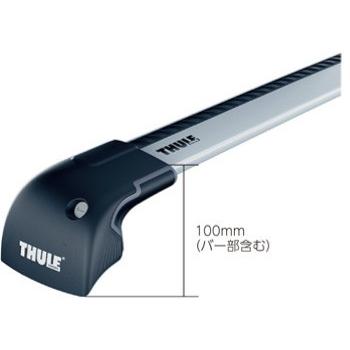 販売一掃 THULE スーリー インプレッサXV GT# ダイレクトルーフレール付 9592B 4101 ルーフキャリア キャリアベース 1台分 ウイングバーエッジ　ブラック