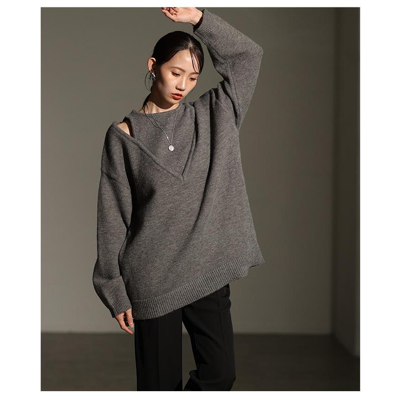 Sawa a la mode（サワアラモード） レディース トップス ニット 重ね着