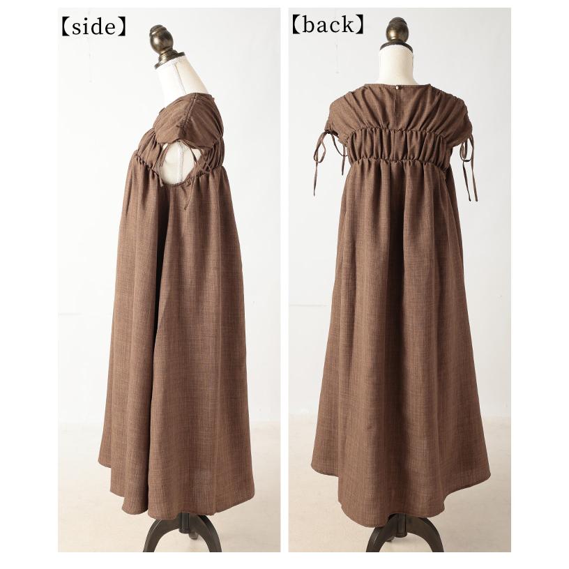 Sawa a la mode（サワアラモード） レディース ワンピース ブラウン 茶