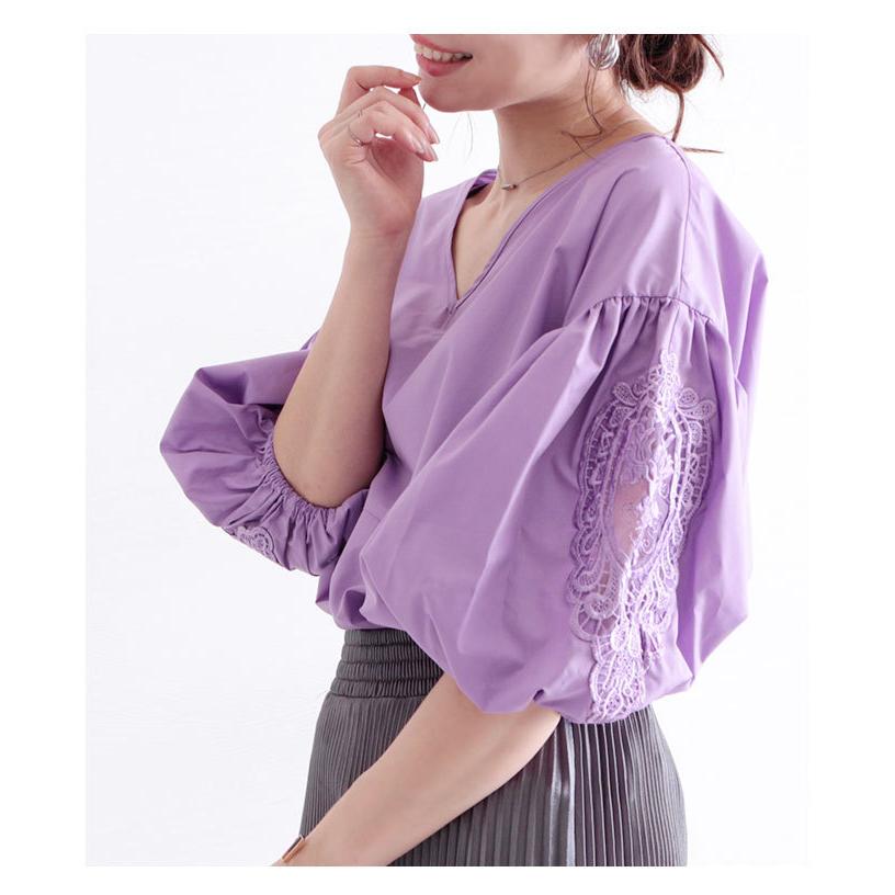 Sawa a la mode レディース トップス ブラウス 半袖 5分袖 ぽ Sawa a la mode レディース トップス ブラウス 半袖 5分袖 ぽ