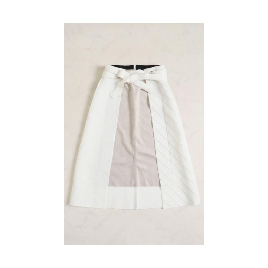 Sawa a la mode レディース ボトムス スカート 白 ホワイト 膝丈 Sawa a la mode レディース ボトムス スカート 白 ホワイト 膝丈