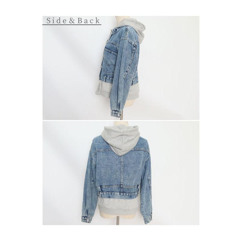 Sawa a la mode レディース アウター ジャケット デニム 青