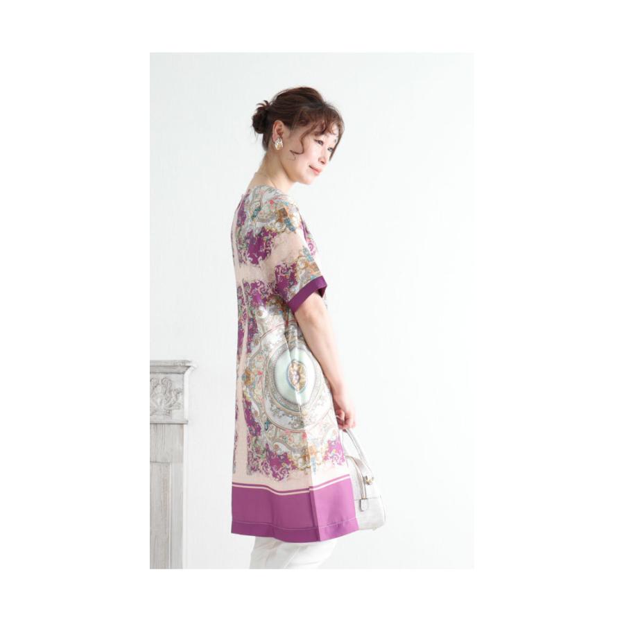 Sawa a la mode レディース ワンピース チュニック パープル 紫 Sawa a la mode レディース ワンピース チュニック パープル 紫