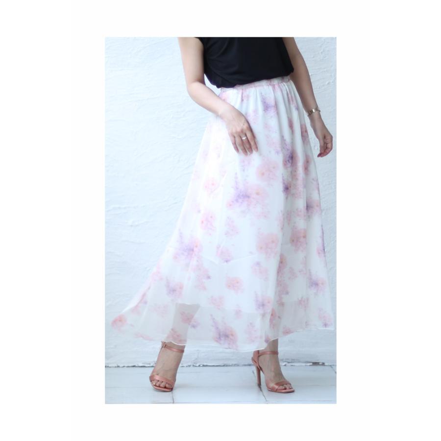 Sawa a la mode レディース ボトムス スカート ピンク 花 花柄 Sawa a la mode レディース ボトムス スカート ピンク 花 花柄