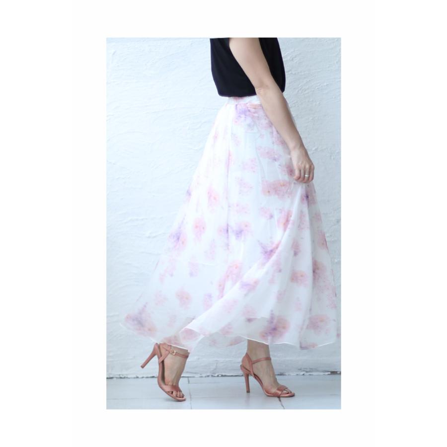 Sawa a la mode レディース ボトムス スカート ピンク 花 花柄 Sawa a la mode レディース ボトムス スカート ピンク 花 花柄