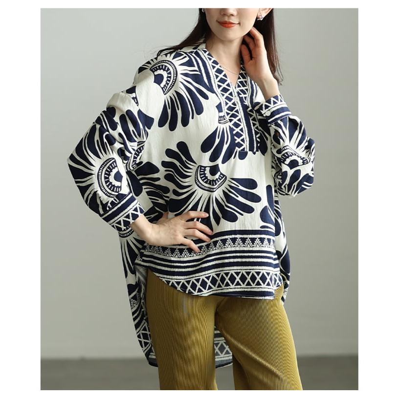 Sawa a la mode（サワアラモード） レディース チュニック 長袖