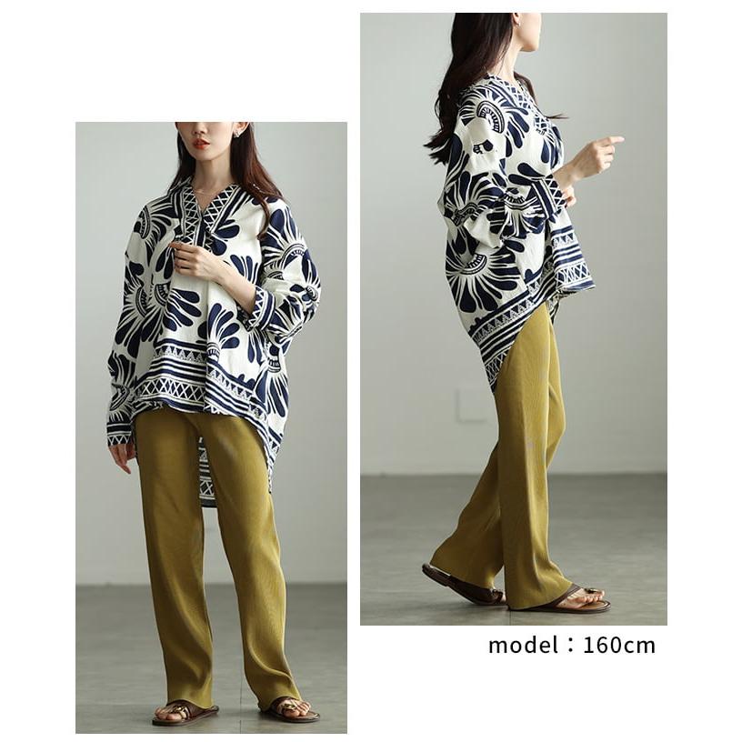 Sawa a la mode（サワアラモード） レディース チュニック 長袖