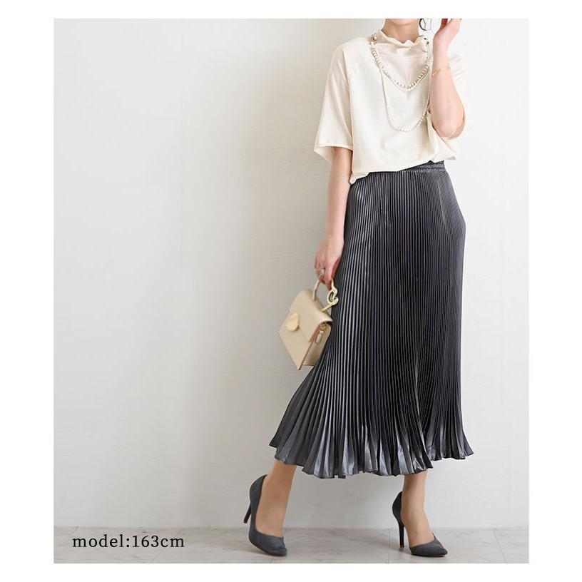 レディース ファッション トップス ニット ボトルネック 無地 半袖 春服 夏 綿 コットン 大人可愛い 40代 レディースファッション 50代女性 ファッション ミセス Aljun 134 Sawa A La Mode サワアラモード 通販 Yahoo ショッピング