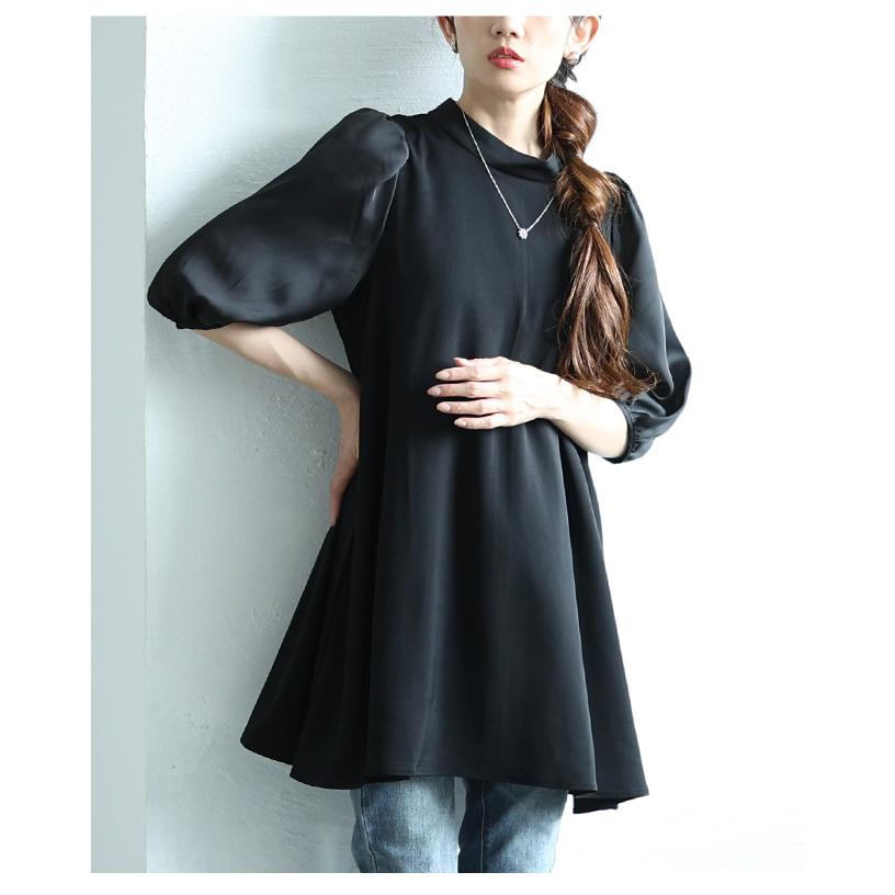 Sawa a la mode（サワアラモード） レディース チュニック 5分袖