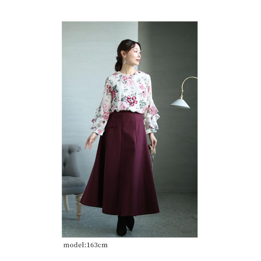 美品♪ apolina アポリナ　花柄　長袖ブラウス 5-7y Sawa a la mode ブラウス レディース トップス ホワイト 花柄