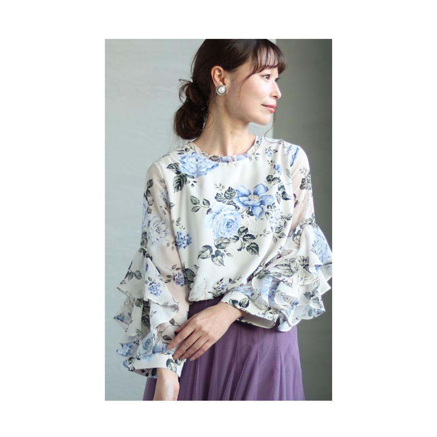 Sawa a la mode レディース トップス ブラウス シャツ 花柄 Sawa a la mode レディース トップス ブラウス シャツ 花柄