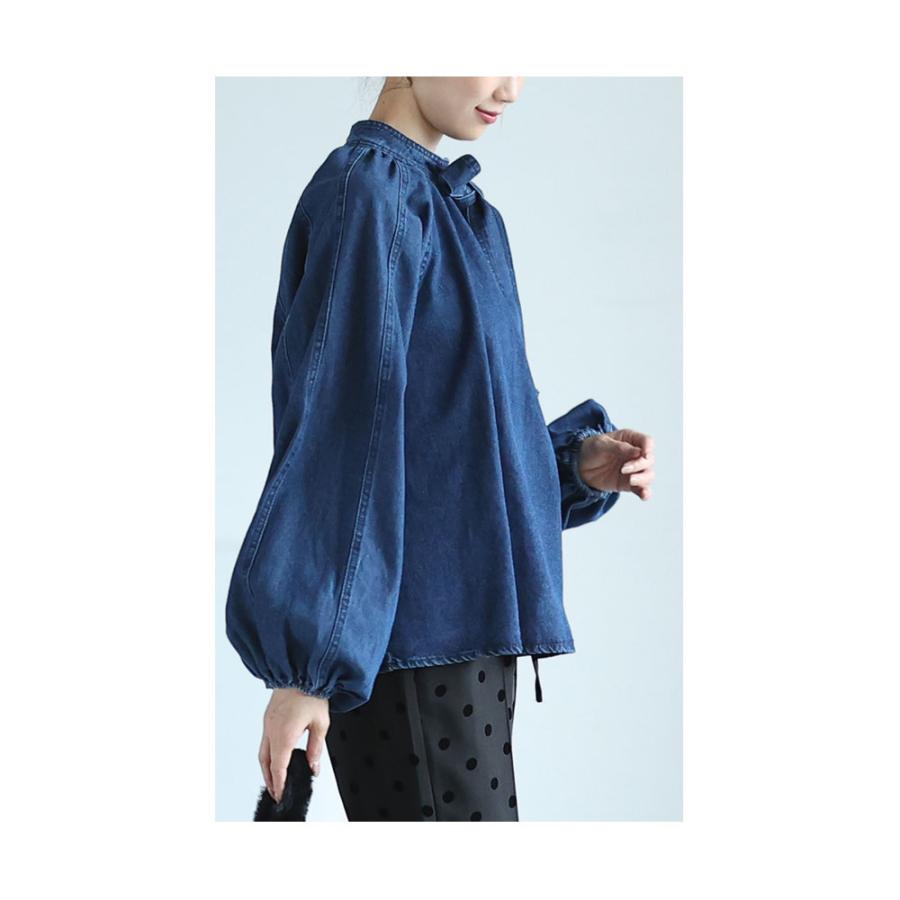Sawa a la mode レディース トップス ブラウス シャツ ブルー 青 Sawa a la mode レディース トップス ブラウス シャツ ブルー 青