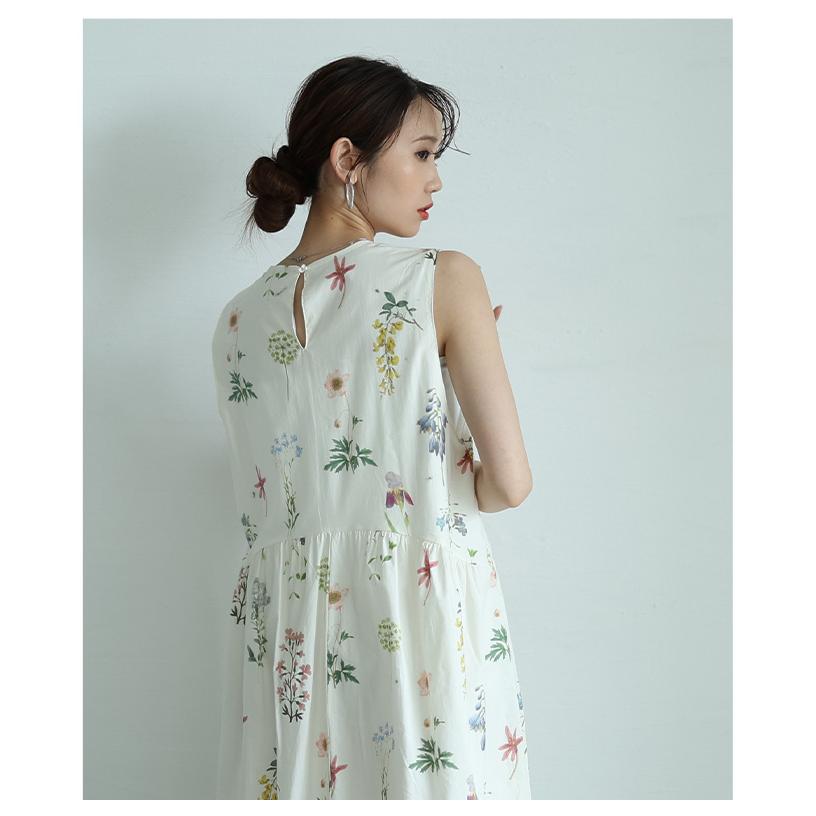 ADORE レース　ノースリーブ　ワンピース　刺繍　花柄 ADORE レース ノースリーブ ワンピース 刺繍 花柄