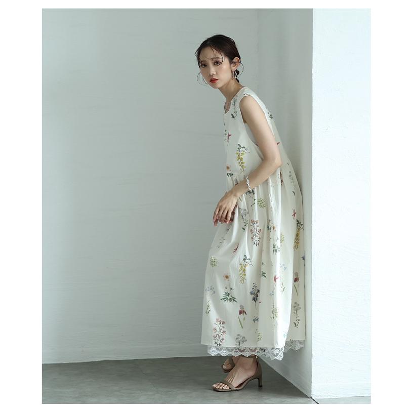 Sawa a la mode ワンピース レディース 花柄 ノースリーブ
