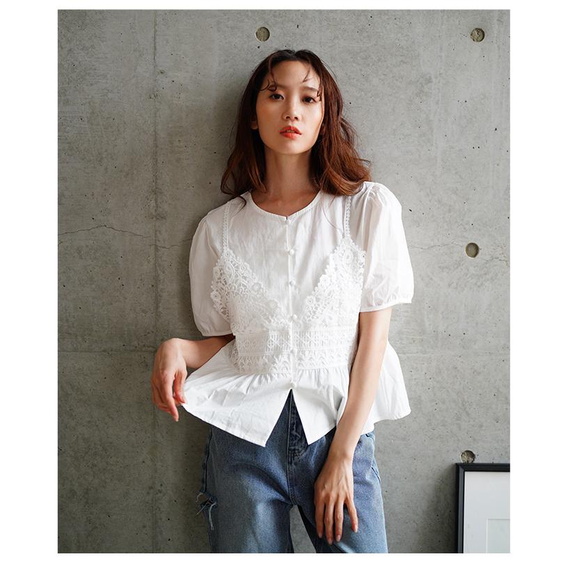 Sawa a la mode レディース トップス ブラウス シャツ 白 夏