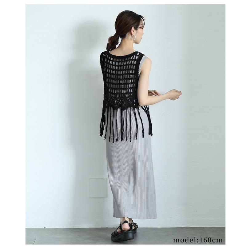 Sawa a la mode（サワアラモード） レディース トップス ベスト かぎ