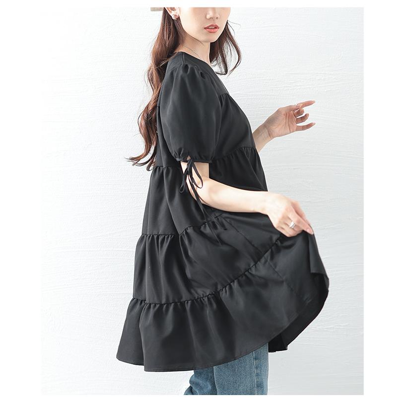 Sawa a la mode（サワアラモード） レディース チュニック ティアード