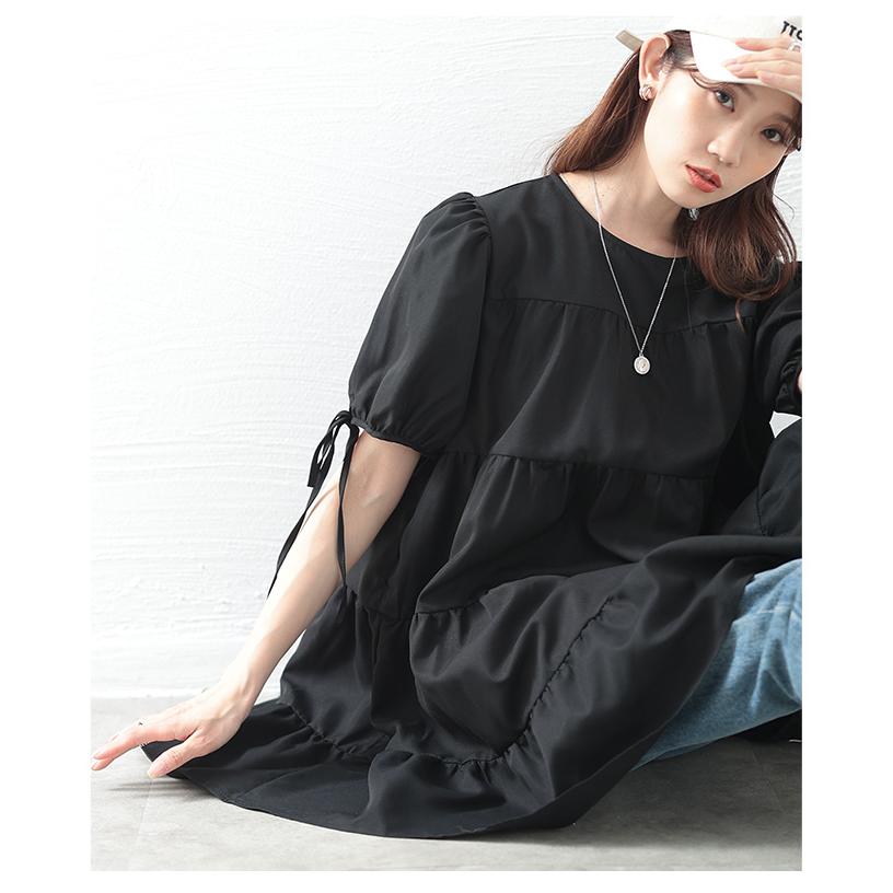 Sawa a la mode（サワアラモード） レディース チュニック ティアード
