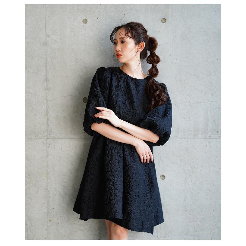 Sawa a la mode レディース ワンピース チュニック 黒 ホワイト Sawa a la mode レディース ワンピース チュニック 黒 ホワイト