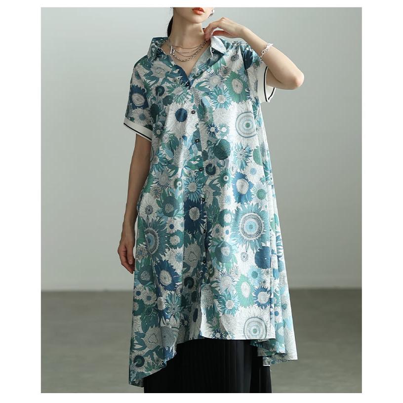 Sawa a la mode（サワアラモード） ワンピース レディース シャツ 花柄 