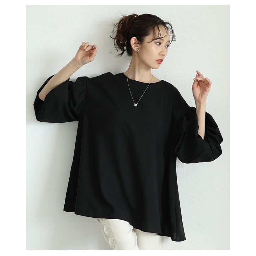 アナスイエレガントな黒のノースリーブチュニック ANNA SUI ブラック