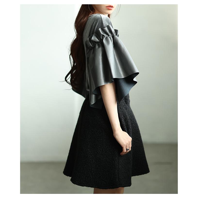 Sawa a la mode（サワアラモード） レディース トップス 異素材 ベロア