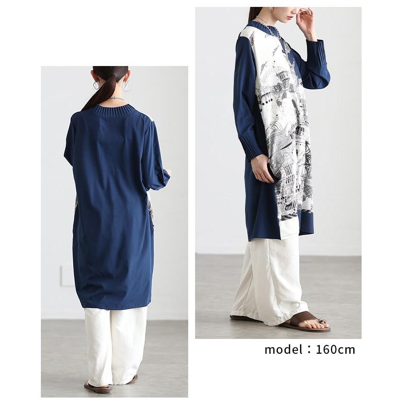 Sawa a la mode（サワアラモード） レディース チュニック プリント