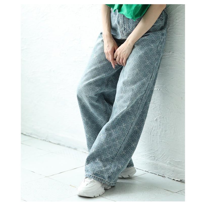 Sawa a la mode（サワアラモード） レディース パンツ デニム 格子