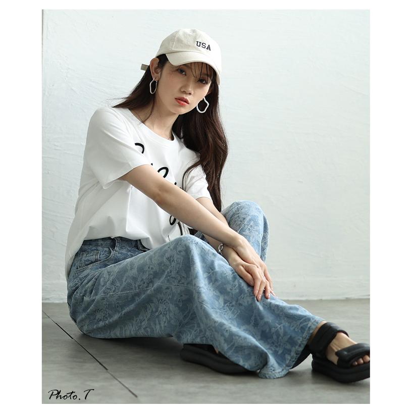 Sawa a la mode（サワアラモード） レディース パンツ デニム ワイド