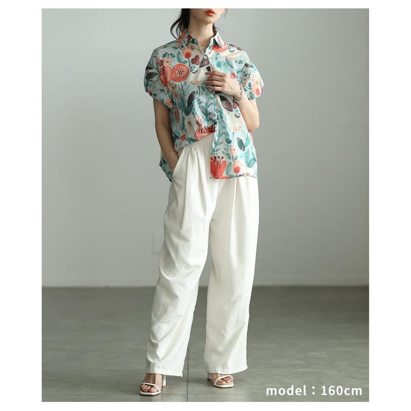 Sawa a la mode（サワアラモード） レディース トップス ブラウス 花柄