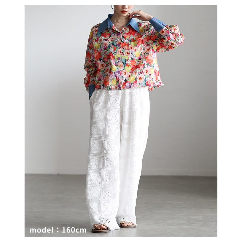 Sawa a la mode（サワアラモード） レディース トップス 長袖 フラワー