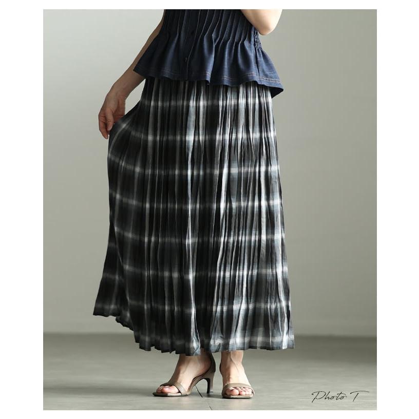 スカート レディース ボトムス ロング丈 ウエストゴム 細見え 楽ちん カジュアル 春 夏 春服 夏服 大人可愛い 大人 可愛い 30代 40代 50代 60代 アラモー 爆買の画像